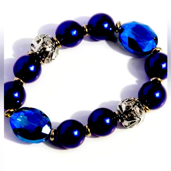 Jewelry - 🔵🩶🔵 GORGEOUS❗️“ORNAMENTAL OUTFIT” BLUE BRACELET ~ PAPARAZZI❗️🔵🩶🔵